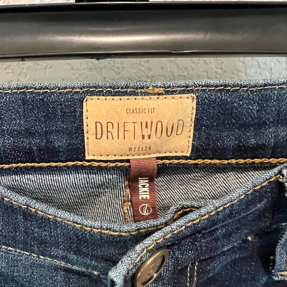 Driftwood women’s Jackie embroidered skinny jeans size 27 - Picture 2 of 10